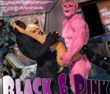 Black and Pink Porn Comics