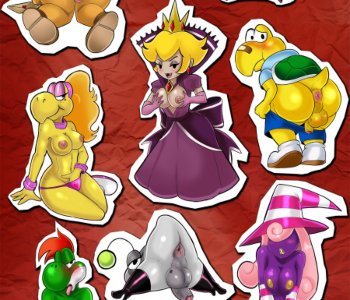 Gaper Mario Pinups Porn Comics