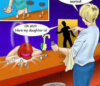 Dads cum tastes better than a glass with whiskey Porn Comics