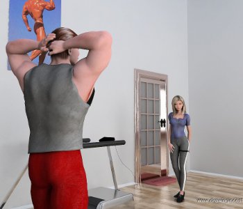 Dads and daughters co-training makes the body shape better, and the sexual life colorful Porn Comics