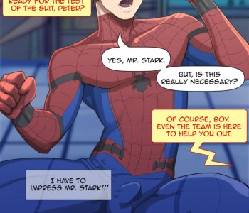 Spiderman - Pleasing Mr. Stark Porn Comics