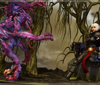 WH40K Sister & Genestealer Porn Comics