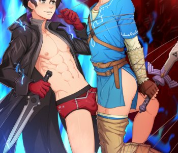 Super Smash Bros - Joker X Link Porn Comics