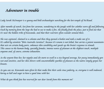 Adventurer in Trouble Porn Comics