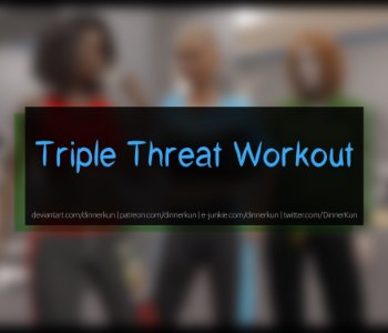 Triple Threat Workout Porn Comics