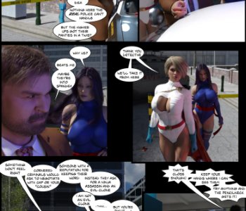 Superheroines Mini-Comics Porn Comics