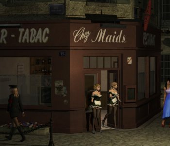 Dickgirl - Maid Bistro Porn Comics