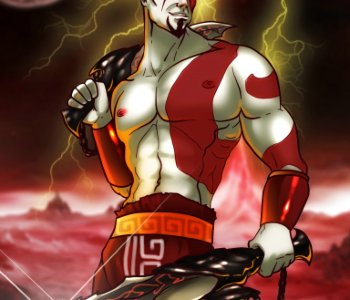 Kratos and the Goddess of Lust Porn Comics
