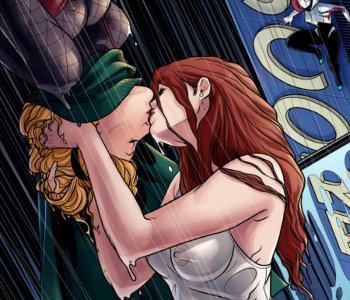 Ghost Spider VS. Green Goblin Porn Comics