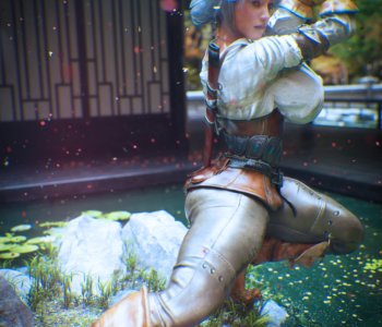 Katie as Ciri Porn Comics